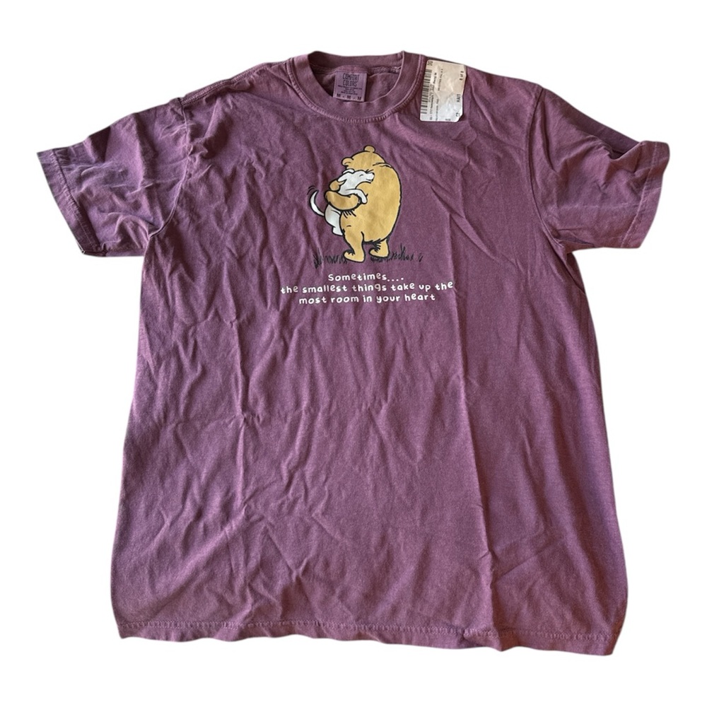 NWOT, Comfort Colors Women’s Graphic t-shirt, Purple, M, I54